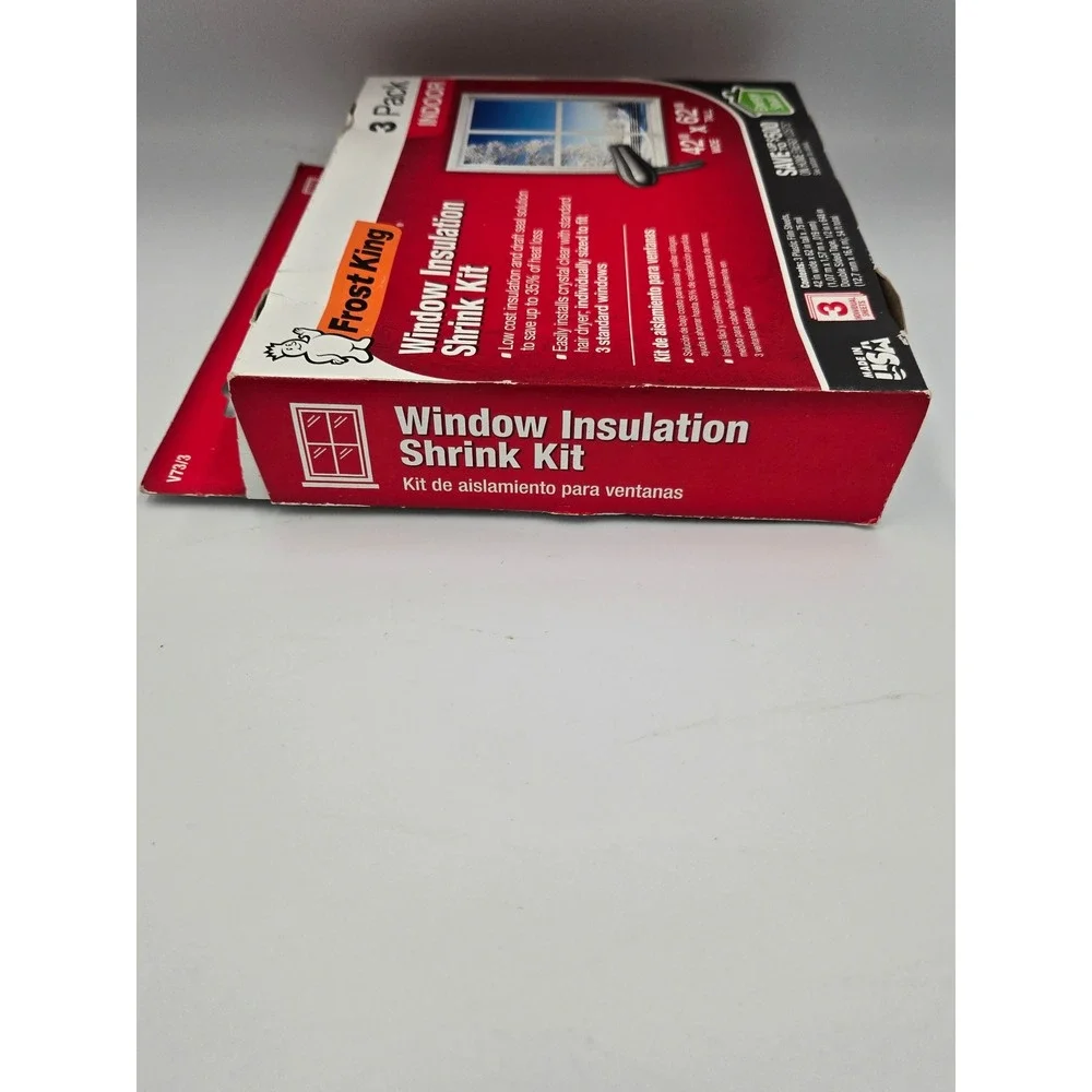 Frost King 3 Pack Indoor Window Insulation Shrink Kit Save Up To 35%‎ Heat Loss